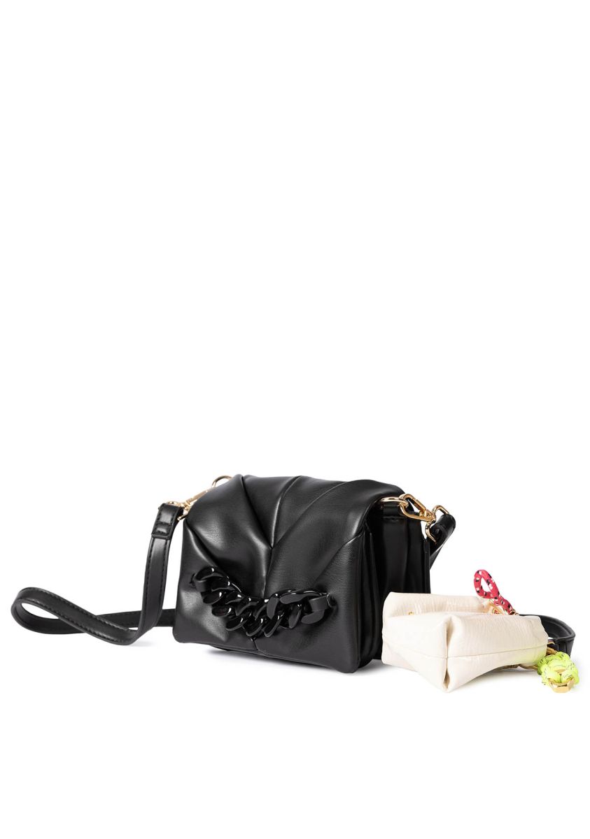 Elmen Quilted Bag - Black