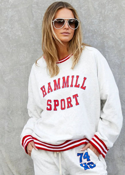 HAMMILL SPORTS WHITE JUMPER