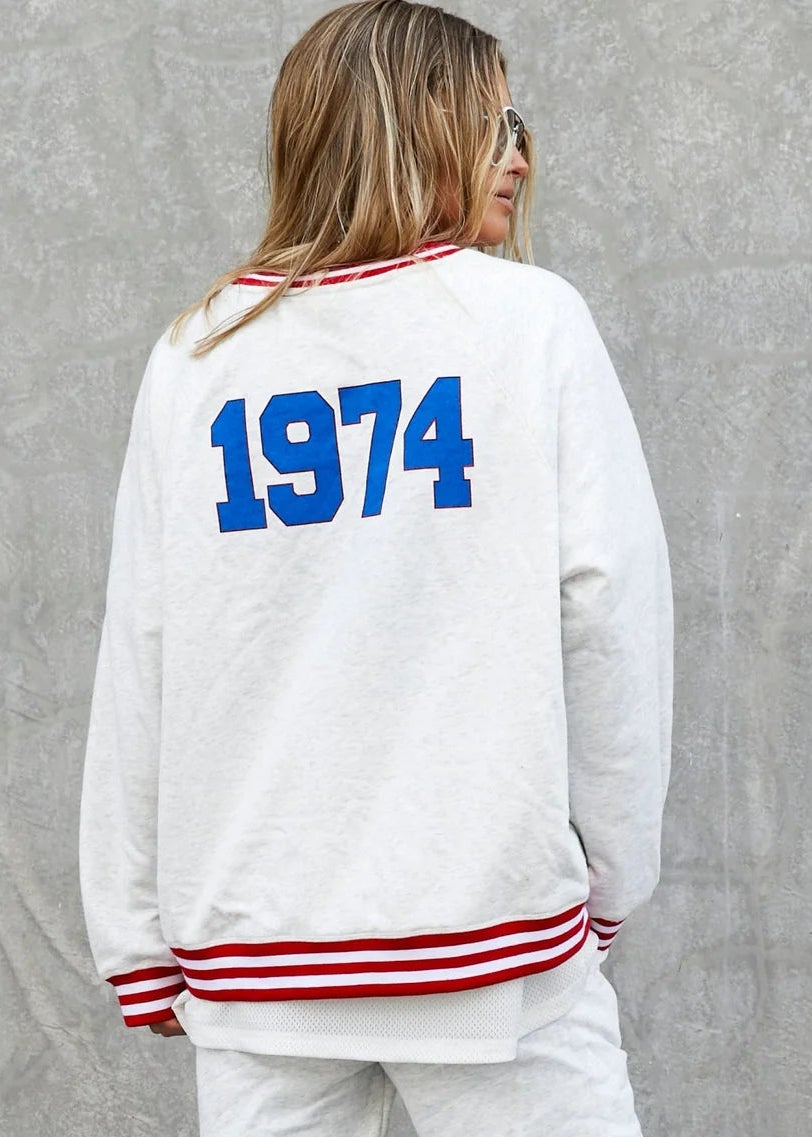 HAMMILL SPORTS WHITE JUMPER BACK