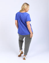 Elm V Tee Elm Pima V Tee Royal Blue