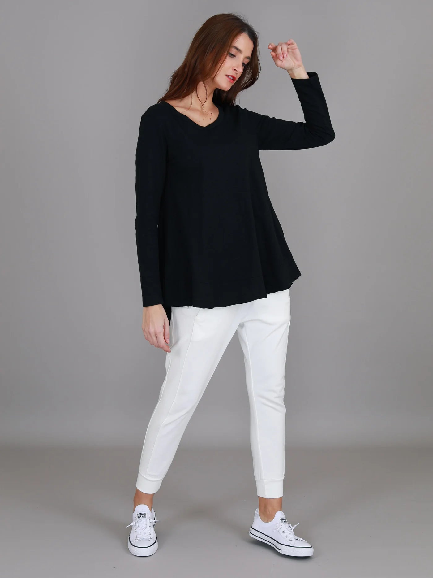 Mascot Wide Hem Long Sleeved Tee
