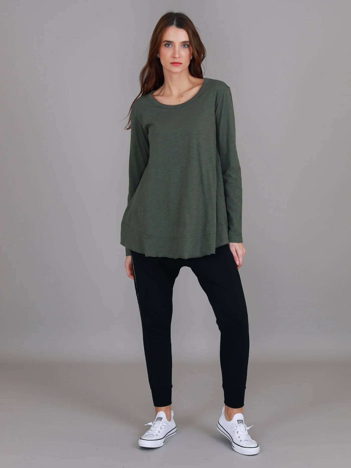 Mascot Wide Hem Long Sleeved Tee