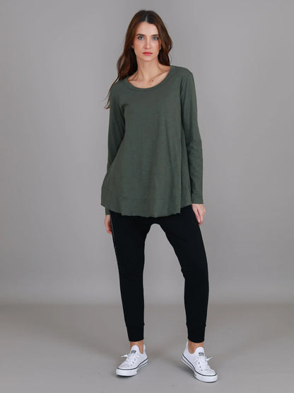 Mascot Wide Hem Long Sleeved Tee