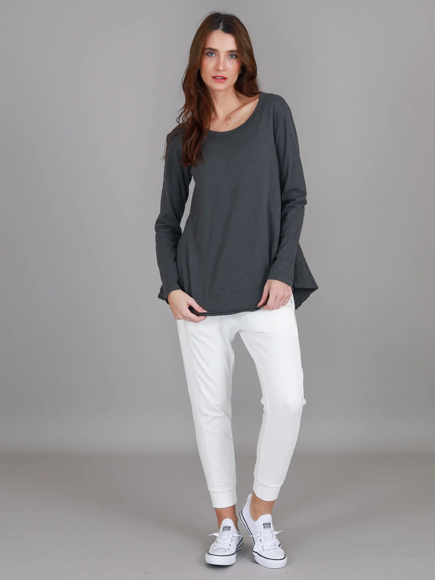 Mascot Wide Hem Long Sleeved Tee