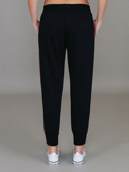 Gabby Metallic Stripe Track Pant