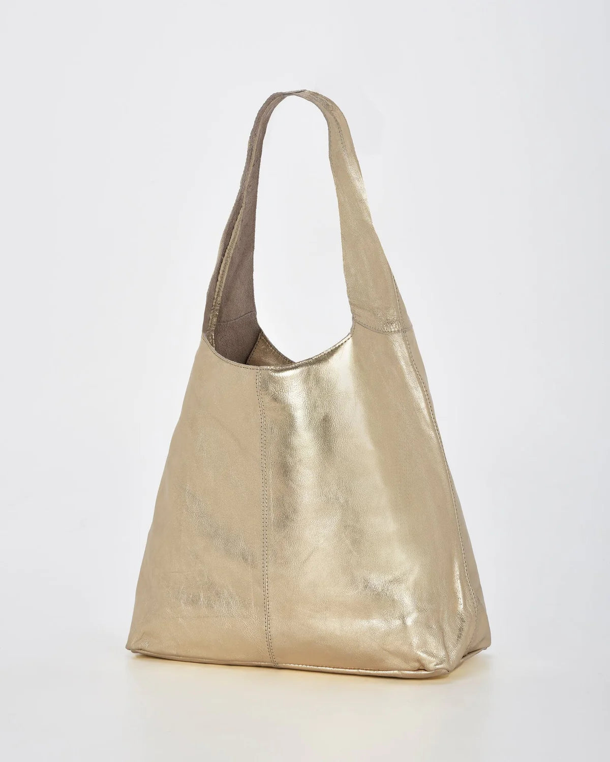 Lynx Metallic Hobo with Bonus Pouch