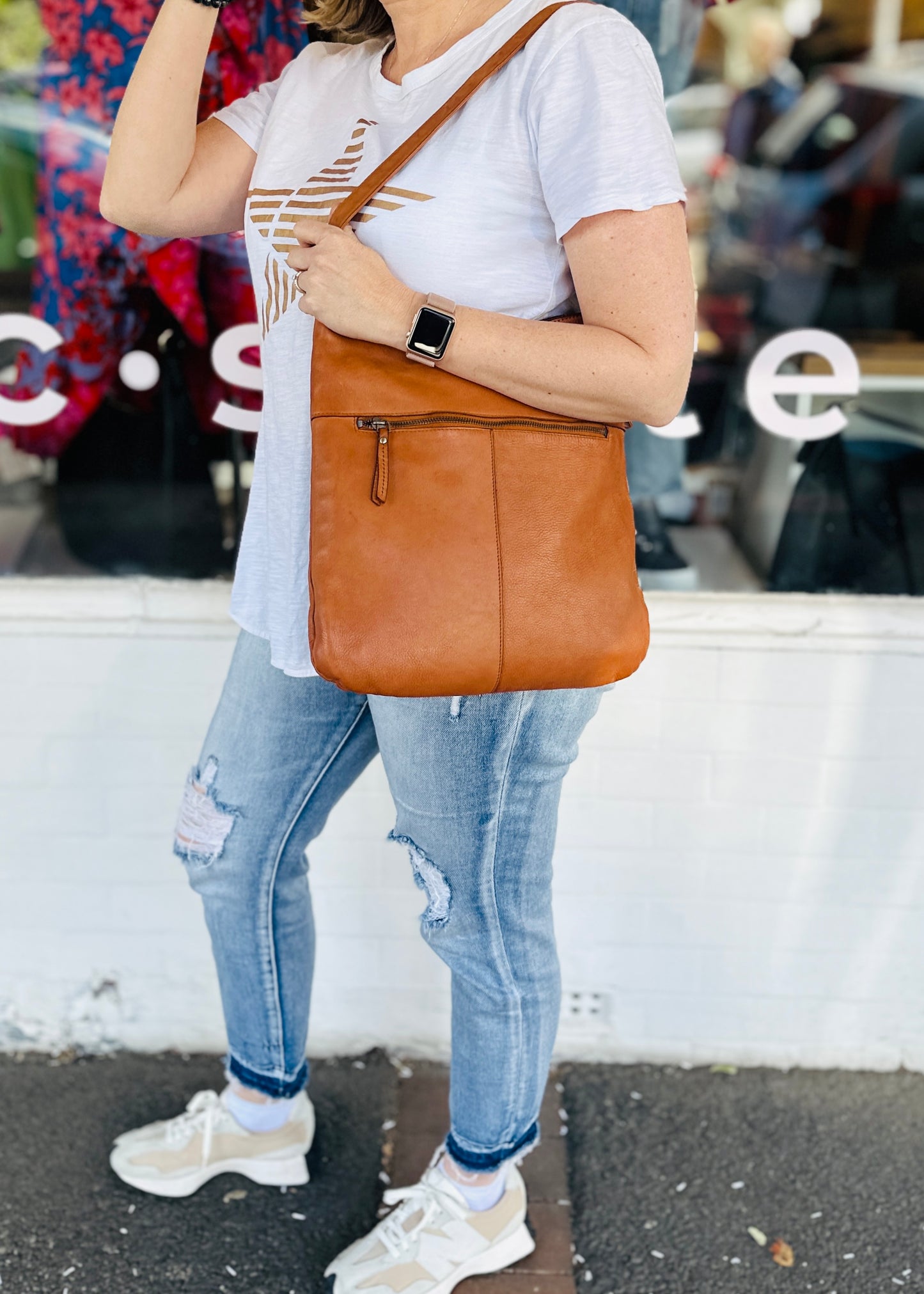 Portland Leather Bucket Bag