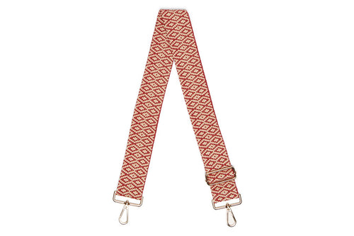 Bag Strap - Boho Red