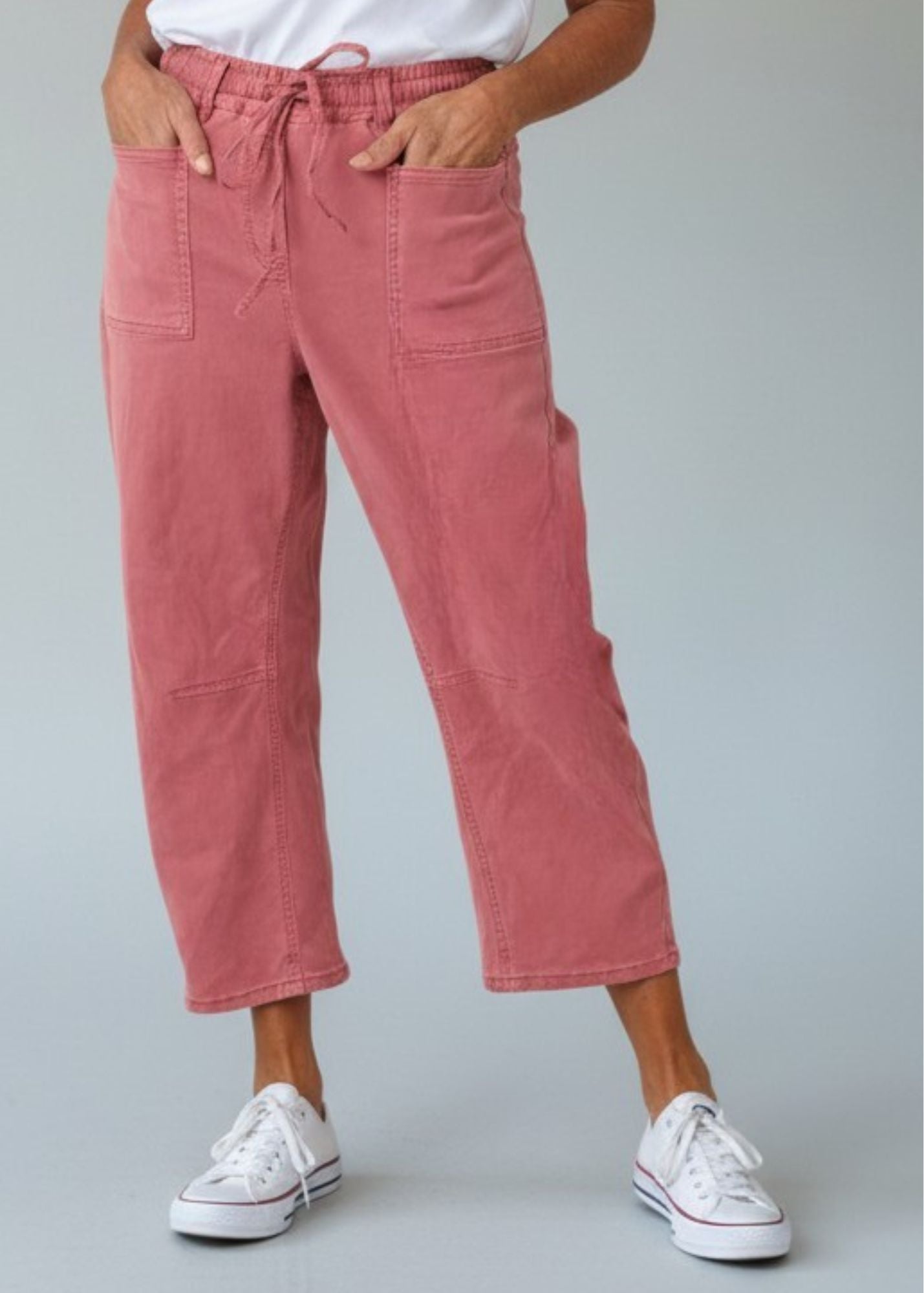 Womens Billy Barrel Leg Jeans Red 