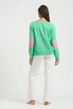 Classic Cotton Sweater - Green / Pink