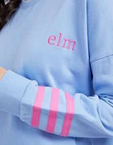 Elm Intersect Crew Lilac, Shop Elm Intersect Crew Online, Elm intersect Crew Hydrangea, Elm Stockists