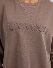 Shop Foxwood Simplified Crew, Foxwood Simplified Jumper, Foxwood Chocolate Brown Sweater, Foxwood Stockists
