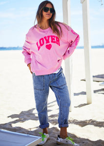 Lover Sweater - Pink Marle