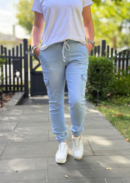 Joey Joggers || Light Blue