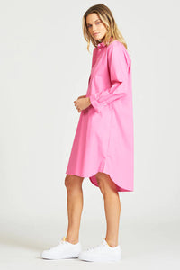 Shop Popover Shirt dress, Buy Pink Popover Shirt Dress, Shop Shirty Pink Oversized shirt Dress, Buy Womens pink Shirt Dress, Shirty Stockist, Shirty Australian Stockists, Shirty Melbourne Stockist, Shirty Pink Shirt Dress