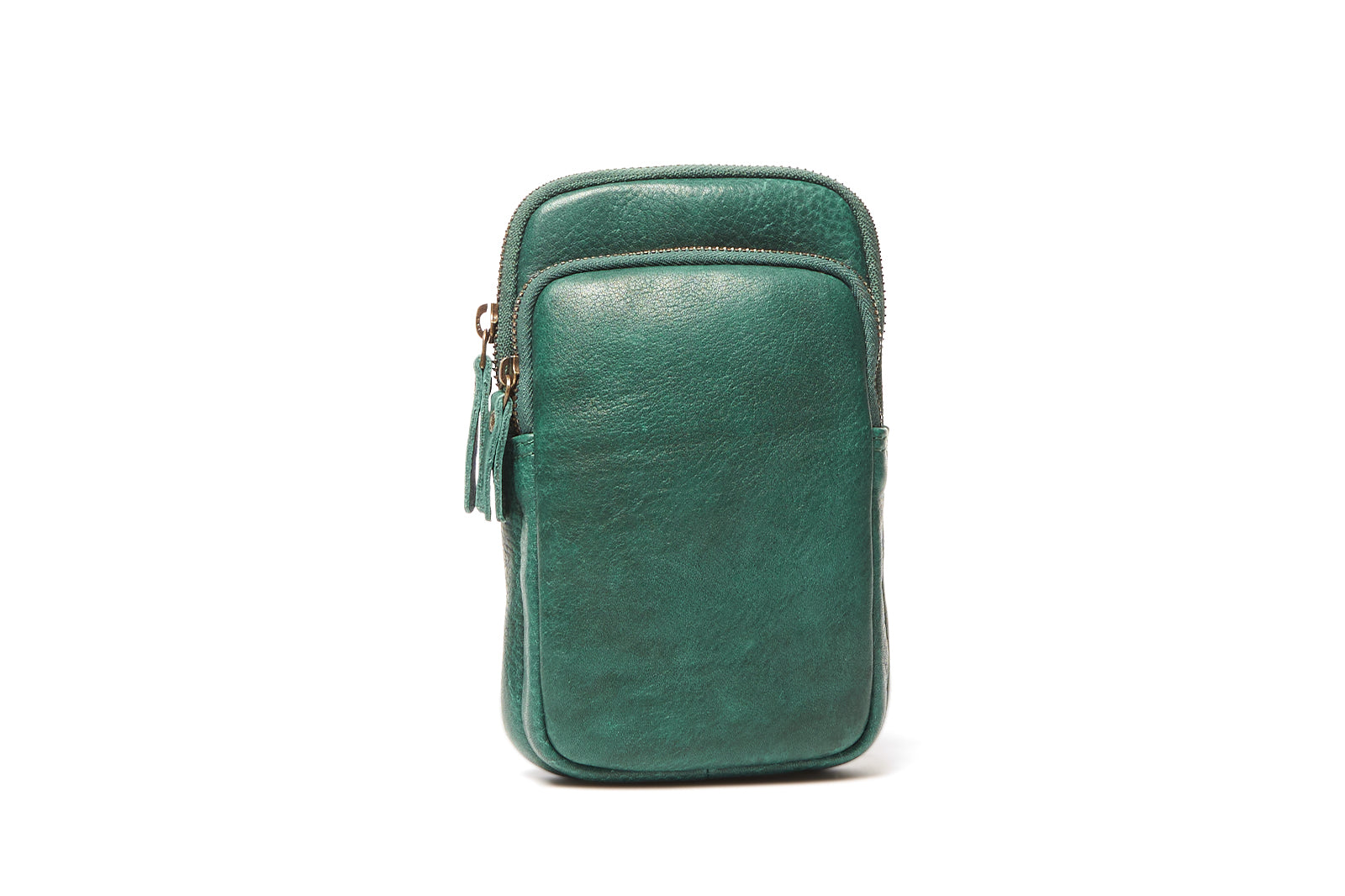 Shop Ladies Green Leather Phone Bag, Buy Zita Green Leather Ladies Phone Bag, Shop Ladies Green Leather Crossbody Phone bag with card slots