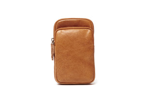 Shop Ladies tan Leather Phone Bag, Buy Zita Tan Leather Ladies Phone Bag, Shop Ladies Tan Leather Crossbody Phone bag with card slots