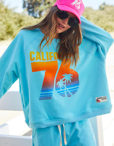 California Sweater - Aqua
