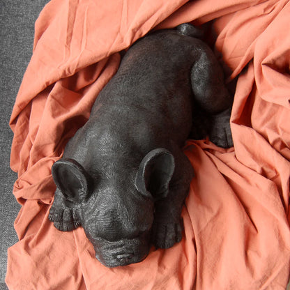 Sleeping Frenchie || Black