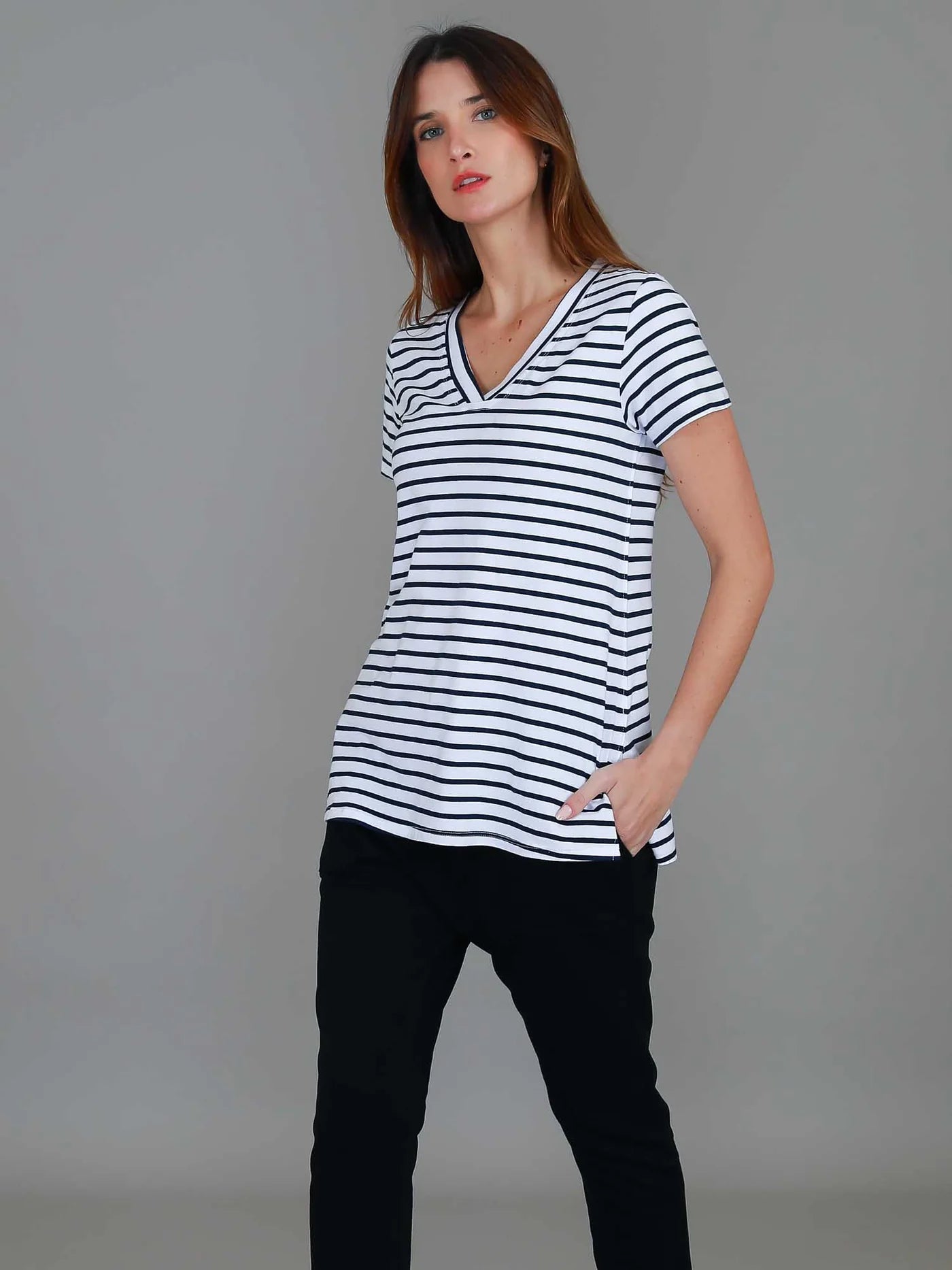Frankie V Neck Tee