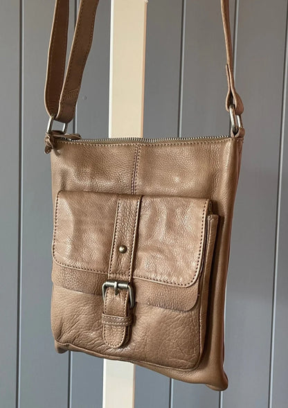 Audrina Cross Body Leather Bag