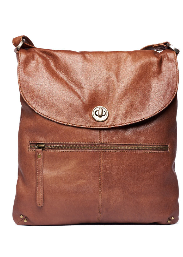 'Tayla' Cross Body Leather Bag