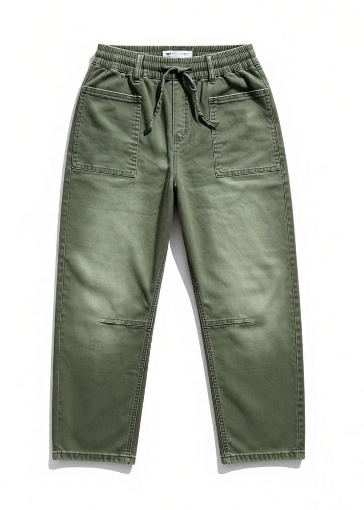 Womens Billy Barrel Leg Jeans khaki
 