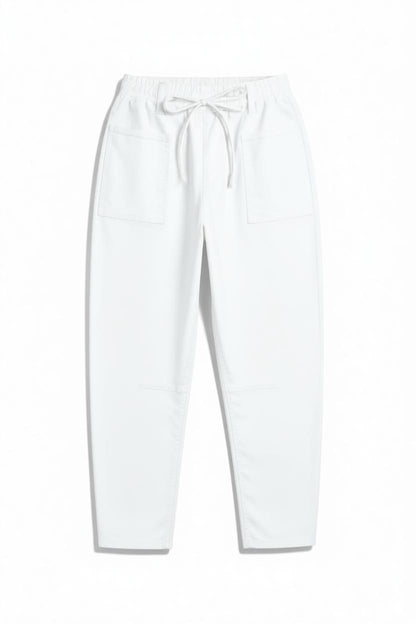 Womens Billy Barrel Leg Jeans White 