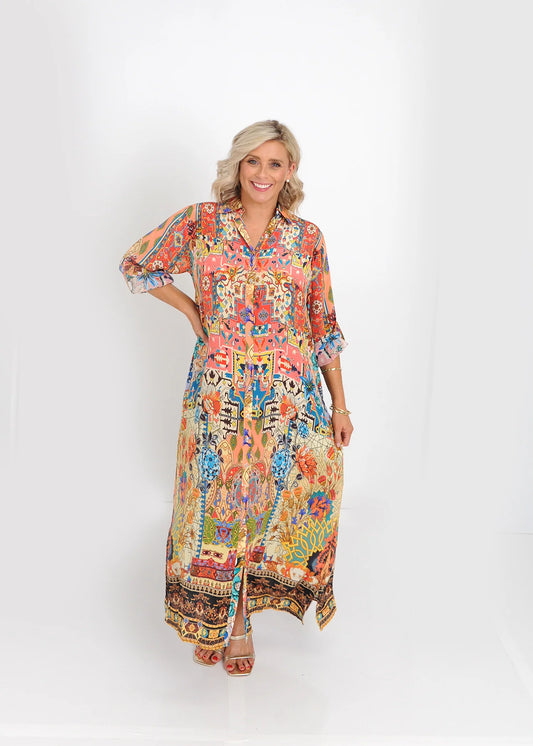 Aztec Shirt Dress
