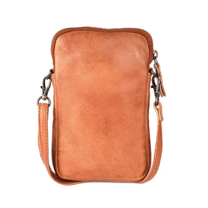 Roseberry Woven Leather Crossbody Phone Bag