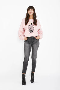 Snake Charmer Sweater - Pink