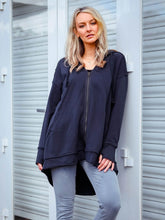 Charlie Sweatshirt Hooded Jacket (Plus Size)