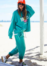 Vintage Beach Sweater - Jade Green