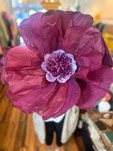 Moonlight Paper Flower - Large - Purple