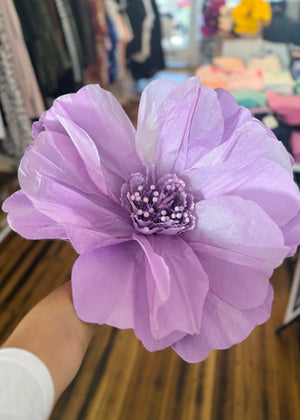 Moonlight Paper Flower - Large - Lilac
