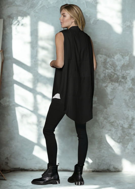 Tami Tunic Top - Black