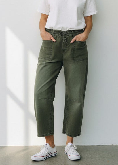 Billy Barrel Jeans khaki denim
