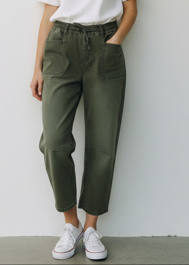 Billy Barrel Jeans Khaki
