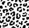 Black & White Cheetah Print