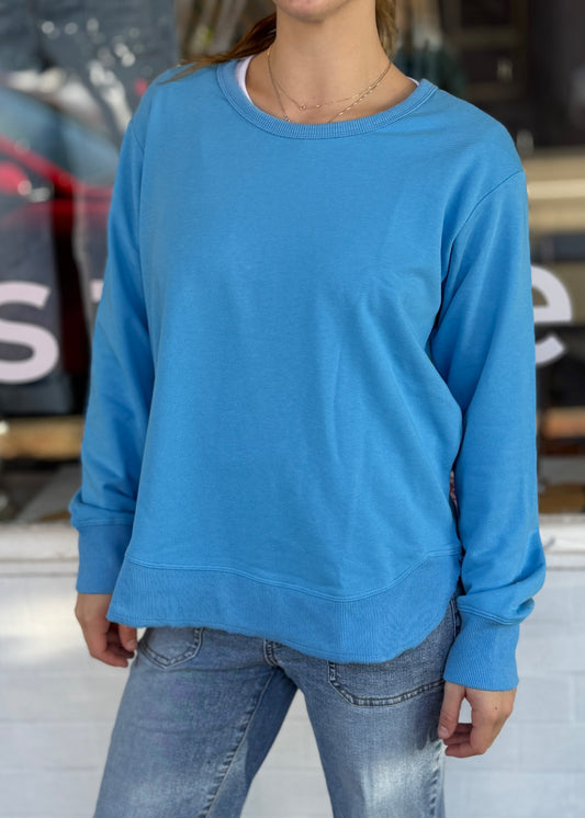 Charlotte Curve Hem Sweater