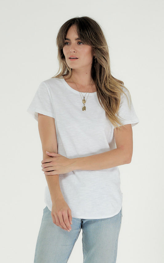 ladies charlotte round neck tee