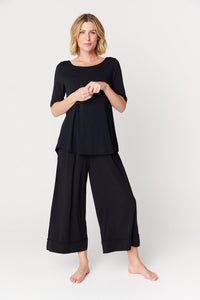 CULOTTE RESORT CULOTTE PANTS BLACK TANI