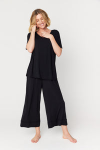 CULOTTE RESORT CULOTTE PANTS BLACK TANI