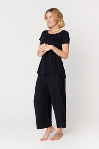 CULOTTE RESORT CULOTTE PANTS BLACK TANI