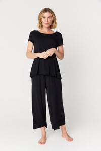 CULOTTE RESORT CULOTTE PANTS BLACK TANI