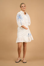 June Dress - White Palm