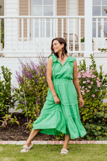 Isabella Dress - Greenbriar