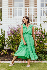 Isabella Dress - Greenbriar