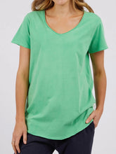 Fundamental V Neck Tee - Green