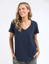 Pima V Tee - Navy